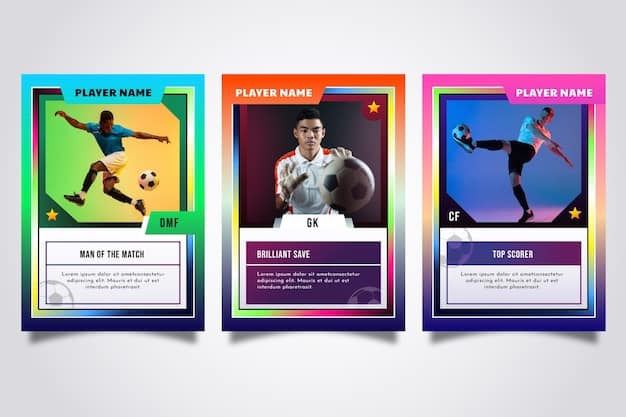 An image displaying various types of special FIFA Ultimate Team cards (e.g., Team of the Week, Player of the Month), highlighting their unique attributes and design. The image also shows price fluctuations in the transfer market related to these card releases.