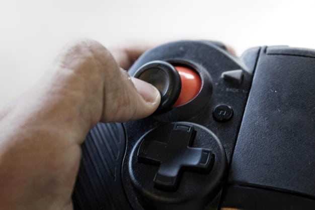 A close-up of a player's hands on a game controller, illustrating the intense concentration required to execute precise defensive maneuvers in FIFA 25. The background is blurred, focusing attention on the player's focused expression and skilled hand movements.