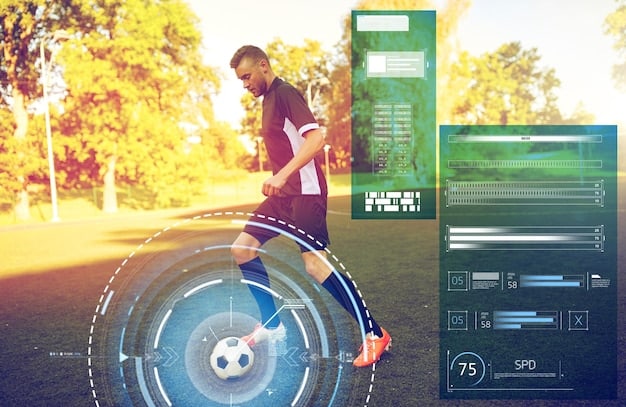 A screenshot showing the player development screen in FIFA 25 Career Mode, highlighting the different training drills available and the impact they have on player attributes. The player being trained should be a young, promising talent.