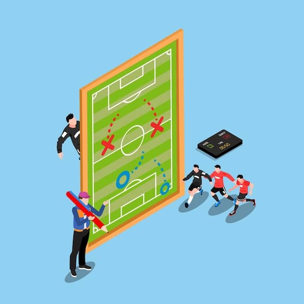 A top-down view of a player navigating through cones in a FIFA Mobile dribbling skill game. The screen shows the player skillfully moving the virtual joystick to maneuver around obstacles, emphasizing agility and ball control. The timer is visible, showing that the player is ahead of the clock.