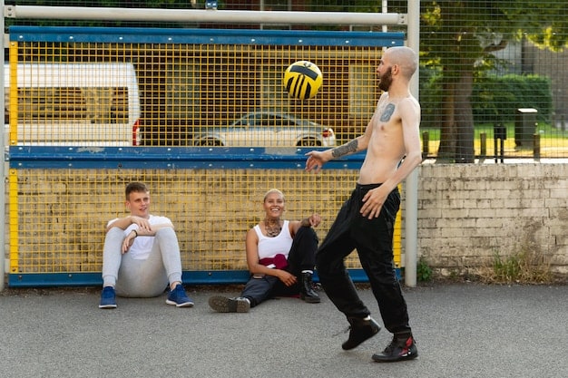 Scene from FIFA 25 showing a player lining up to take a free kick. The camera angle showcases the player's stance, the position of the ball relative to the goal, and the defensive wall formation.