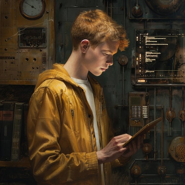 A digitally altered image depicting a concerned FIFA player looking at a complex chemistry chart on their screen, symbolizing the potential confusion or complexity that a new chemistry system could introduce if not implemented intuitively.