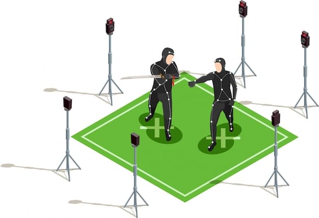 A diagram illustrating the optimal positioning for a defender performing a jockey, showing the defender slightly offset to the attacker's direction of movement, ready to intercept a pass or tackle if necessary.