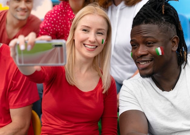 A diverse group of people from various backgrounds (ages, genders, ethnicities) actively participating in a discussion or meeting, symbolizing inclusivity in the US Soccer Federation's governance.