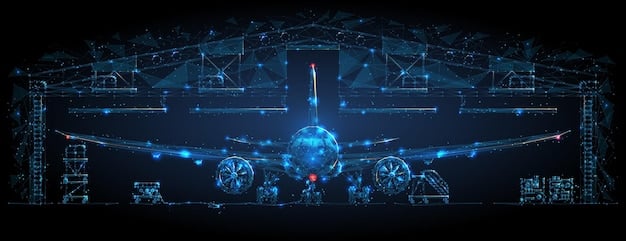 A detailed stadium graphic showing various technological elements like drone light shows, augmented reality projections on the field, and vibrant stage lighting, alluding to a futuristic opening ceremony for the World Cup.