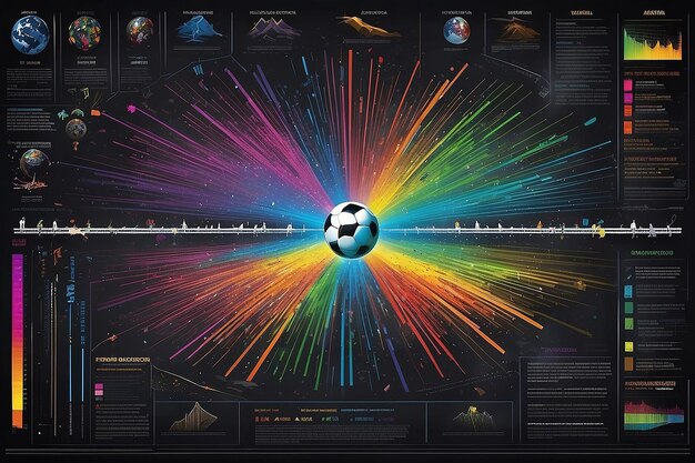 A data analyst's screen display showing complex soccer statistics, heatmaps, and predictive models, illustrating the depth of cloud-enabled analytics.