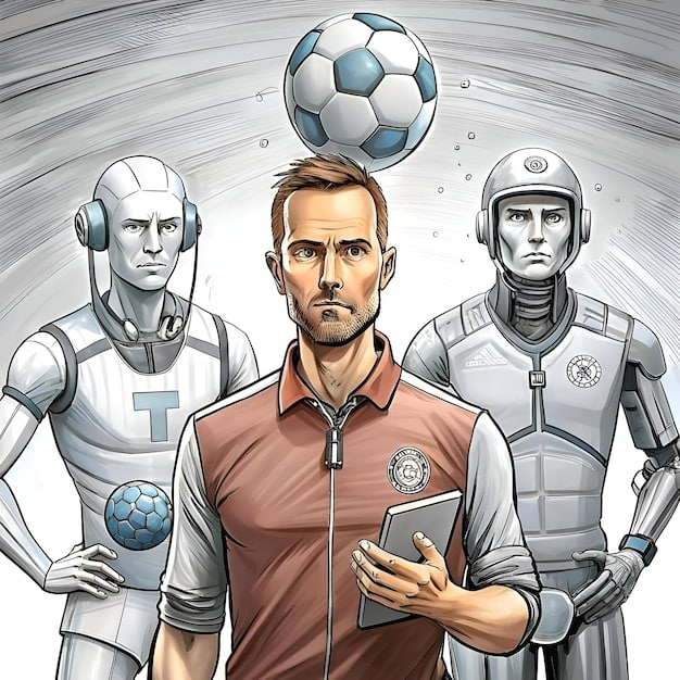 A collage featuring various examples of soccer fan fiction, including excerpts from stories, fan-made character designs, and digital art. The collage is designed to showcase the diversity and creativity within the soccer fan fiction community. The title 