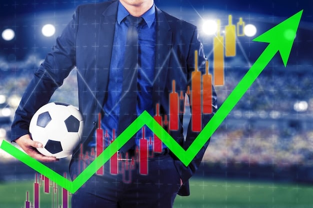 A graph showing the exponential growth in World Cup sponsorship revenue over the past few decades, highlighting the escalating costs and increasing value of securing official partnerships.