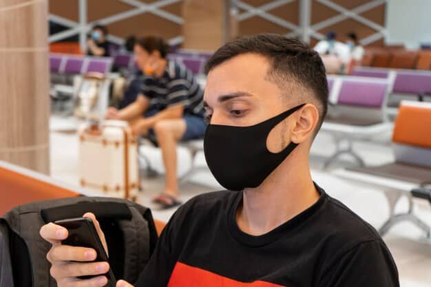 A fan scanning their face at a stadium entrance for quick access, illustrating the use of facial recognition technology in streamlining the entry process and showing How are US Soccer Leagues Using AI to Enhance the Fan Experience in 2025.