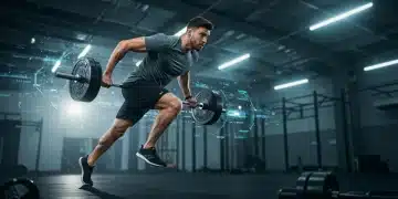 Athlete performing intense training session, symbolising peak performance preparation for 2026