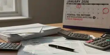 Tax documents and calculator, symbolising Federal Tax Law Changes 2026.