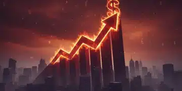 Graph depicting a sharp rise in US inflation for June 2026, showing economic impact.