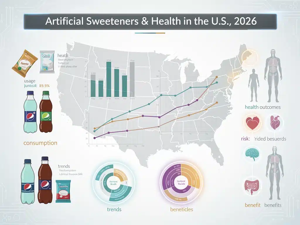 The 2026 Impact of Artificial Sweeteners on US Health: What Studies Reveal
