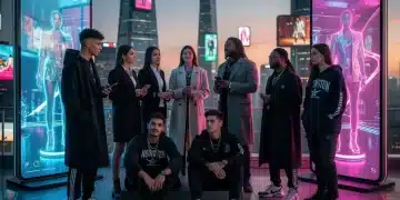 Gen Z consumers engaging with luxury fashion brands digitally